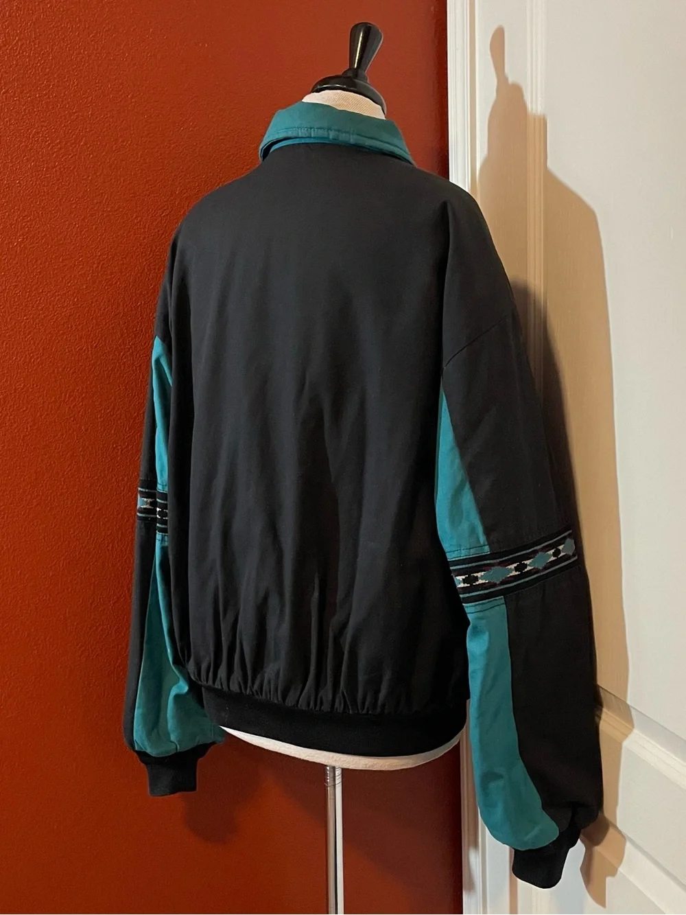 Western Frontier Men’s Vintage Aztec Blanket Lined USA Made Full Zip Jacket